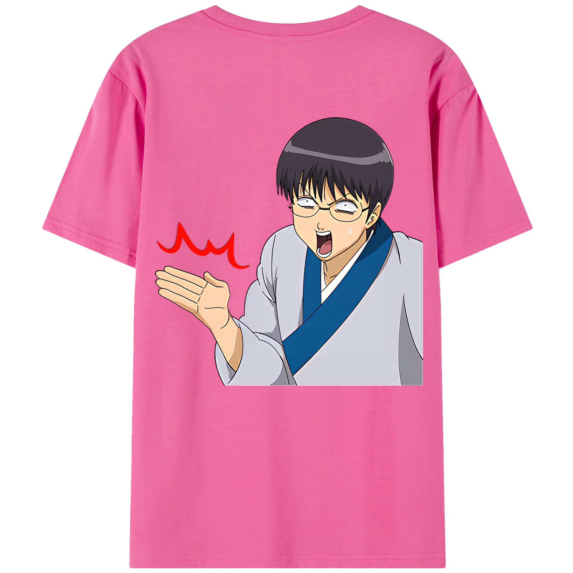 （画像用） ぎんたま 坂田銀時（さかたぎんとき） 神楽 志村新八（しむら しんぱち） GINTAMA Sakata Gintoki Kagura Shimura Shinpachi レディース半袖Tシャツ(バックプリント)